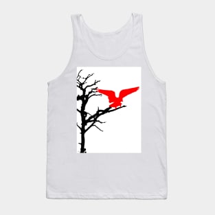 Red Bird Flying Tank Top